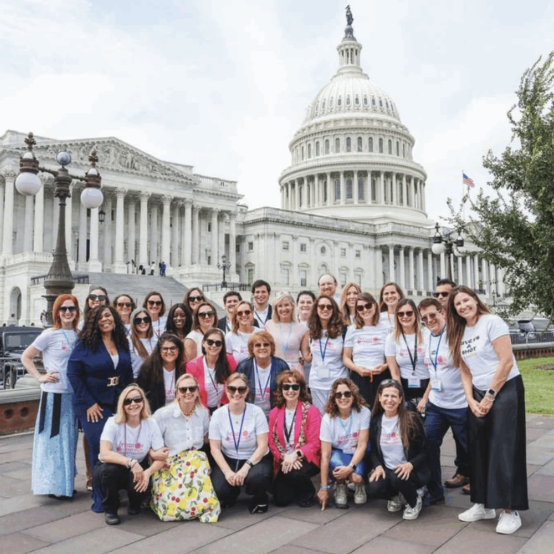 BCEDC Capitol Hill Day with 50 advocates conducting Congressional meetings to advocate for the Find It Early Act, July 2025.